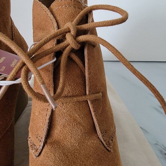 Merona Suede Wedge Heels Size 9 Chestnut *NWT* - Picture 16 of 16